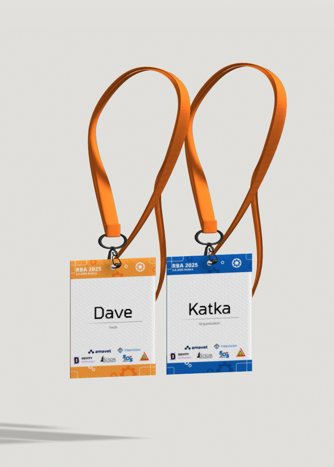 Photo of Menovky pre organizátorov